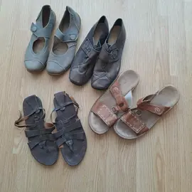 4 paires de chaussures femme taille 41