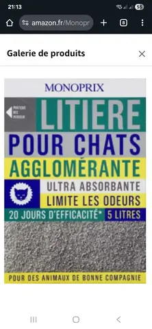 litiere chat aglomerante