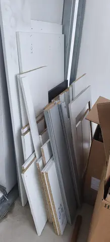 chute planche melaminée.