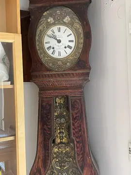 Horloge type comtoise fin 19e siècle fabrication à Bourges