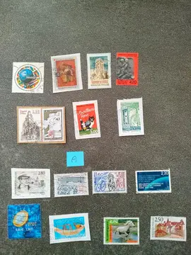Timbres français lot A
