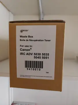 2 boîtes de récupération de toner pour photocopieur Canon