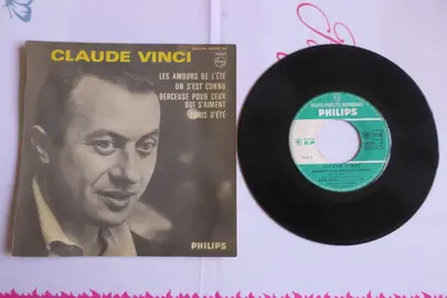 VINYLE 45T. Claude VINCI chante Anne Sylvestre Ed.Philips 1963