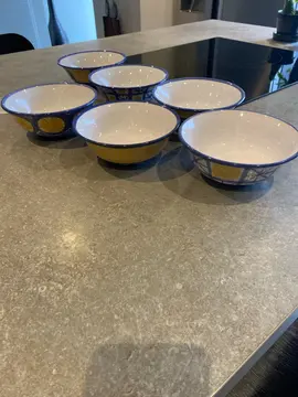 lot de 6 bols