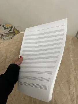des feuilles de partition