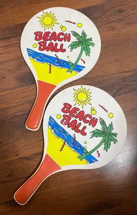 2 raquettes de plage en bous