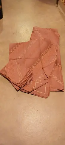 nappe et serviettes de table. (fait maison)