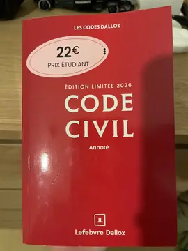 code civil 2026