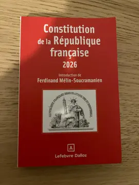 Constitution de la république française 2026