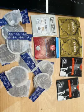 sachets de thé noir