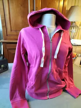 gilet coton taille M /L rose