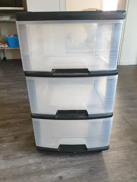meuble à tiroirs plastique