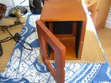 Coffret Porte 20 CD en bois