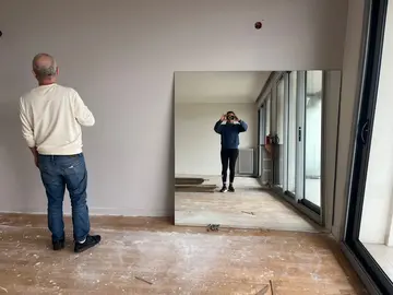 miroir 1,7 x 2 mètres