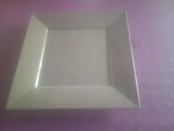 service de 10 assiettes carrées