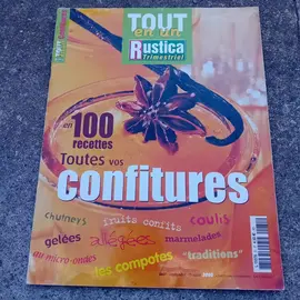 Magazine Rustica "Toutes vos confitures"