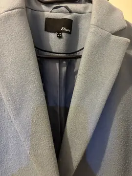 manteau bleu clair