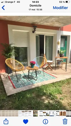 donne tapis extérieur en parfait état
