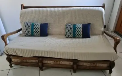 Canapé 3 places convertible, matelas Bultex