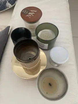 pots en verre / bougies