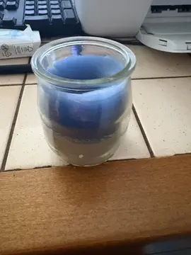 pot bougie que j'ai fabriqué parfum basic
