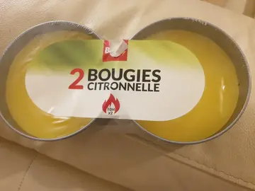 2 Bougies citronnelle