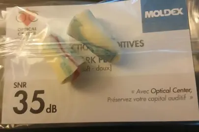 Trois paires protection anti bruit