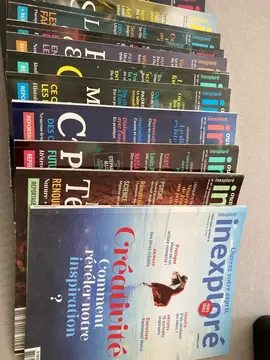 Lot de 13 magazines INEXPLORÉ