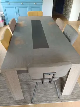 table à manger + 6 chaises