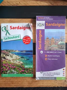 guide du routard et carte IGN de la Sardaigne édition 2017 2018