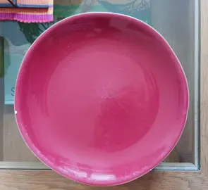 10 grandes assiettes rouges