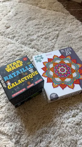 1 puzzle et un jeu de société star wars