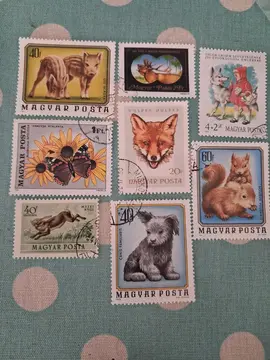 timbres Hongrie animaux