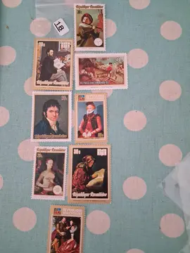 timbres Rwanda Tableaux Lot 18