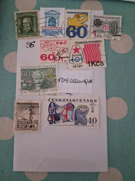 timbres Tchécoslovaquie Lot 26