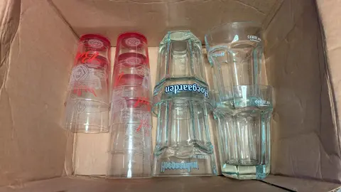 Verres à pintes de bière de bar