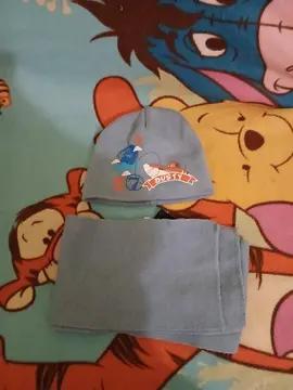 bonnet et écharpe taille 54cm