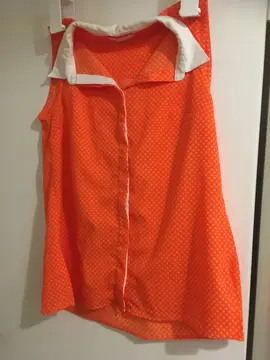débardeur orange Camaïeu 38