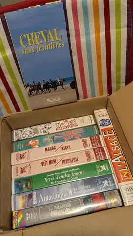 petit lot de cassettes VHS