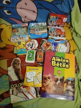 lot de jeux et coloriage