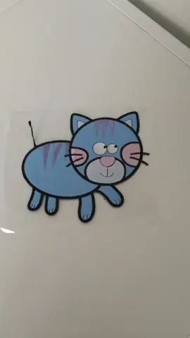 chat autocollant