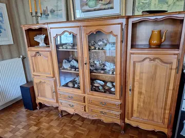 meuble salon avec vitrine