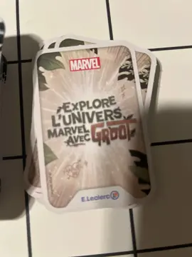 carte pour album Marvel « explore l’Univers Marvel »