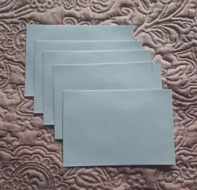 5 Enveloppes 18 x 12cm