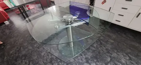 table verre et metal