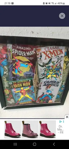 cadre thème super héros Marvel