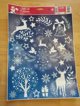 décorations de fenêtres Noël