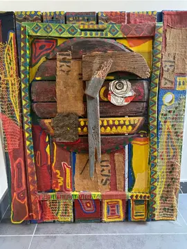 Tableau de Remi Géraudie art brut