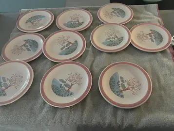 assiettes à dessert