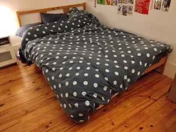 Lit 2 places Ikea avec 2 ensembles de linge